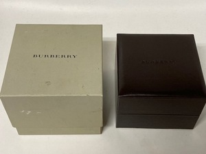 【バーバリー/BURBEERY】時計用ケース・箱 取説・保証カード【BOX】0041-1