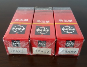 松下 12AX7　計3本一組 　【新品・未開封】