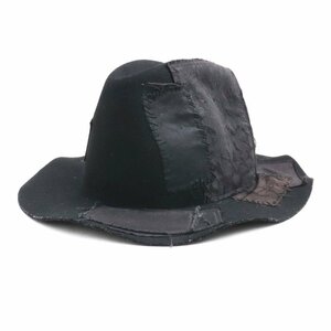 ROAR パッチワークハット サイズ1 ブラック ウール ロアー キャップ 帽子