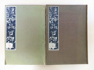 窪田空穂旧蔵書（自筆書入有）渋川柳次郎『神品百碑』大正14年玄耳叢書刊行会刊