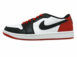 NIKE AIR JORDAN 1 LOW OG ナイキ エアジョーダン1 Black Toe ブラック トゥ WHITE CZ0790-106 25.5cm 未使用品