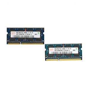 当日発送 Mac対応 メモリ hynix DDR3 2GB×2枚　PC3-8500S HMT125S6BFR8C-G7 中古品 11-2　合計4GB