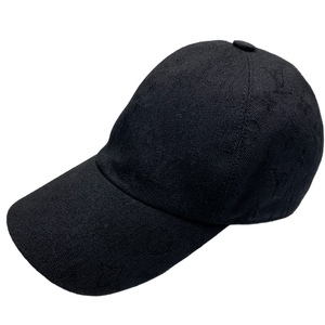 LOUIS VUITTON ルイ・ヴィトン M76584 キャップ 帽子 ベースボールキャップ モノグラムエッセンシャル ブラック【５８サイズ】