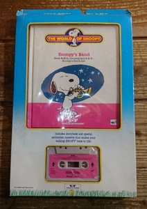 snoopy tales music tape book スヌーピー エポカ カセットテープレコーダー