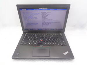 ジャンク品 i3第5世代 lenovo Thinkpad X250/i3-5010U 2.10GHz/4GB/SSD 128GB/カメラ/無線/12.5インチ/BIOS確認済み(W156)