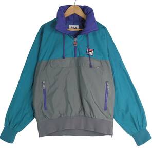 ◆良品 レトロ 古着◆ FILA フィラ ゴアテックス ナイロン アノラック プルオーバー ジャケット レディース F ◆ヴィンテージ◆ 1324C0