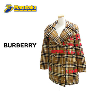 送料無料 バーバリー ホースフェリー ヴィンテージチェック ダウンコート 4560626 UK2 US0 IT34 BURBERRY ロゴ 逸品質屋 丸高