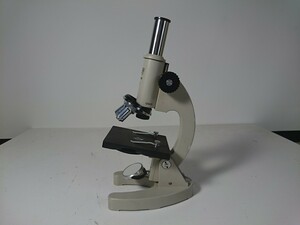 UCHIDA内田洋行顕微鏡KC-1点検清掃 動作確認済み 目立った劣化無し 実用品、JIS規格 本物教材
