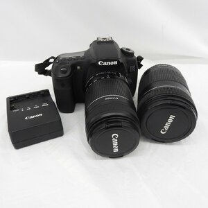 【中古品】Canon キャノン デジタル一眼レフカメラ EOS 60D レンズ2本(18-135/55-250ｍｍ)セット 11562356 0430