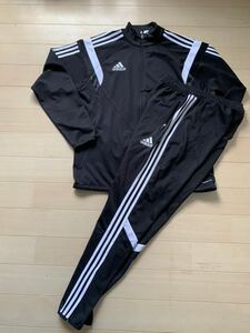 SALE★A adidas トレーニングウェア上下　黒白