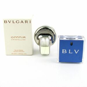 ブルガリ 香水 オムニアクリスタリン/ブルー 2点セット まとめて フレグランス メンズ TA レディース BVLGARI