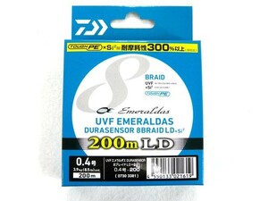 ダイワ(DAIWA) UVF エメラルダス デュラセンサー(EMERALDAS DURASENSOR) ×8 LD＋Si2 0.5号 200m マルチカラー PEライン 8.5ｌｂ