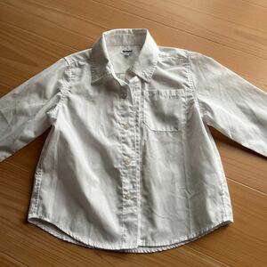 卒園式　入園式　幼稚園　保育園　発表会　サイズ120 白シャツ　ボタンシャツ　ワイシャツ　1回短時間着用のみ