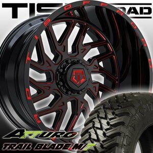 TIS 544BMR 22x12J サーフ プラド タコマ 22インチマッドタイヤホイールセット ATTURO TRAIL BLADE MT 33x12.50R22 35x12.50R22 37x13.50R