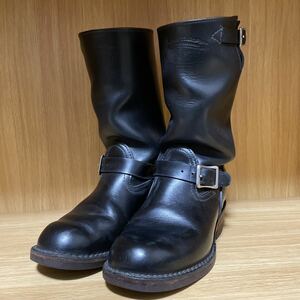 ウエスコ Wesco BOSSエンジニアブーツ 7E 25.0cm 90周年 ブラックレザー