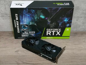 NVIDIA 玄人志向 GeForce RTX3060Ti 8GB GALAKURO GAMING OC 【グラフィックボード】