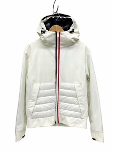 MONCLER (モンクレール) AUTHION MCAUTHION0 オシオン ダウンジャケット ストレッチナイロン F2091A56400 539DK サイズ2 ホワイト/028