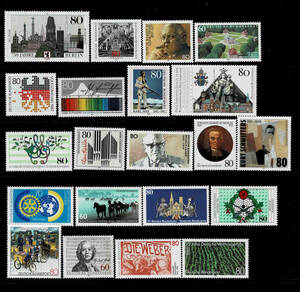 ドイツ 1987年 単品発行記念切手揃い
