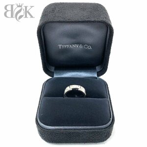 ティファニー アトラス リング 3PD 指輪 約4.8g 約8号 最大幅約5.2mm 750WG 中古品 TIFFANY&Co. ＋