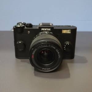 PENTAX ペンタックス Q-S1 ダブルズームキット ミラーレスカメラ ブラック 5-15mm 15-45mm レンズ 動作品