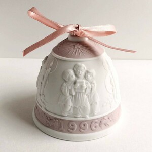 【美品】LLADRO リヤドロ イヤーベル1996年 クリスマスベル 陶磁器 呼び鈴 オーナメント アンティーク