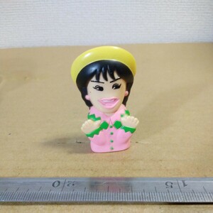 森口博子 元祖バラドル 指人形 1990年製 高さ約5㎝ 未チェック 詳細不明 ジャンク扱い タレントグッズ