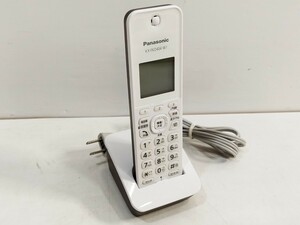 管理 1138 Panasonic パナソニック 電話子機 KX-FKD404-W1 充電台 PNLC1058 バッテリー欠品 通電のみ ジャンク