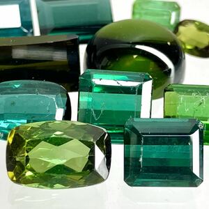 ●天然トルマリン11点おまとめ30ct●a ルース 裸石 宝石 ジュエリー jewerly tourmaline