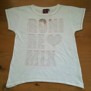 RONI REMIX★Tシャツ M(125～135) ホワイト