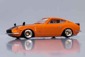 絶版 希少 1/64 エフトイズ 日産 フェアレディ Z432 改 S30 432R 深リム ワタナベ シャコタン カスタム 改造 旧車 プラスティック製