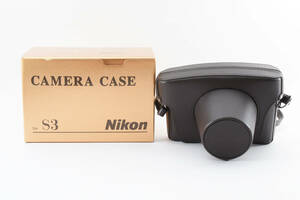 ★極上品★ Nikon S3 CAMERA CASE ニコン カメラケース 革ケース S3用 元箱付 #1508
