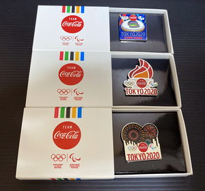 ■東京オリンピック 2020 非売品 コカコーラ 「聖火」「スタジアム」「花火」