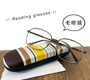 新品 老眼鏡 メンズ シニアグラス rd1008 +3.50 リーディンググラス メガネケース レンズクロス付き