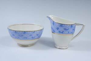 エノク ウェッジウッド クリーマー＆シュガーボウル ユニコーン印 アンティーク NO 547269 Enoch WEDGWOOD & CO LD ENGLAND