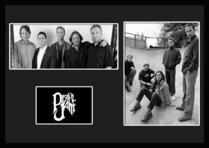 10種類!Pearl Jam/パール・ジャム/ROCK/ロックバンドグループ/証明書付きフレーム/BW/モノクロ/ディスプレイ (7-3W)