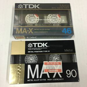 TDK カセットテープ メタルテープ MA-X 46 90