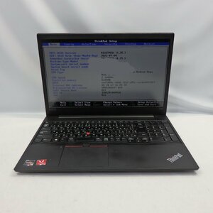 Lenovo ThinkPad E595 AMD Ryzen 5 3500U 2.1GHz/8GB/SSD256GB/15インチ/OS無/動作未確認【栃木出荷】