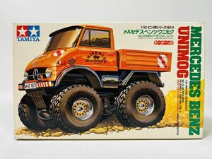 【1円スタート】未組立 1/32 タミヤ メルセデス ベンツ ウニモグ No.9 レーサー ミニ四駆 完品