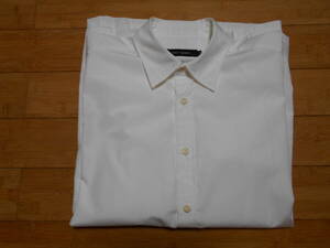 22aw 1 piu 1 uguale 3・L/S BIG shirts COTTON BROAD by THOMAS MASON white