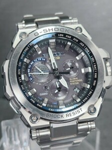 美品 CASIO カシオ G-SHOCK ジーショック MT-G ハイブリッド 電波 ソーラー 腕時計 GPSハイブリッド電波ソーラー MTG-G1000D-1A2JF メンズ