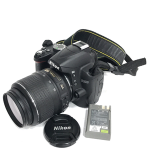 1円 Nikon D3000 AF-S NIKKOR 18-55mm 1:3.5-5.6G デジタル一眼レフ デジタルカメラ レンズ