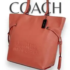 【希少】コーチ coach トートバッグ アンディ レザー タッセル 馬車ロゴ