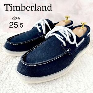 Timberland ティンバーランド デッキシューズ スエード ネイビー 25.5 A14JR 3959