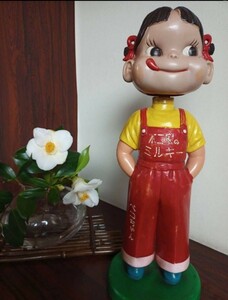 希少　非売品　1950年代ペコちゃん　セルロイド製　首ふり人形　42cm