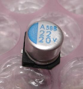 日本ケミコン PXA チップ電解コンデンサ 20V 22μF [10個組].HF2