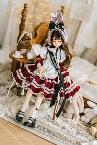 未使用 Melody.C様 Alice Doll 2nd アリス ドレスセット SD SD13 SDGR SD16サイズ ディーラー製　赤系