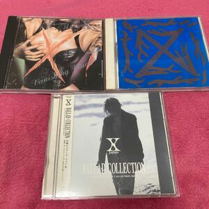 X JAPAN CD ヴァニシングヴィジョン・ブルーブラッド・バラードコレクション　3枚セット