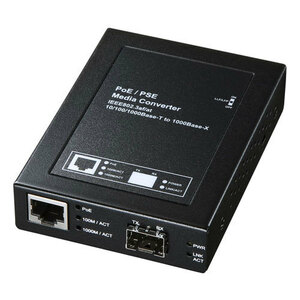 サンワサプライ 光メディアコンバータ LAN-PSC212RFN