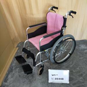 (WC-NI05448)訳あり処分価格【中古】パラマウントベッド KK-T540 自走式車椅子