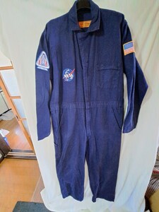 ツナギ　NASA刺繍付き　オールインワン　USA 製　サイズ？